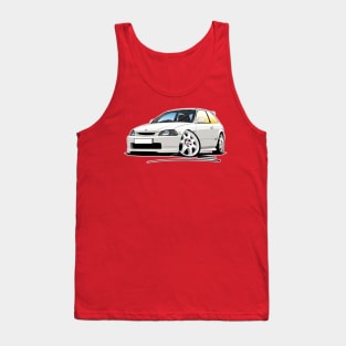 Honda Civic (EK9) Type-R White Tank Top